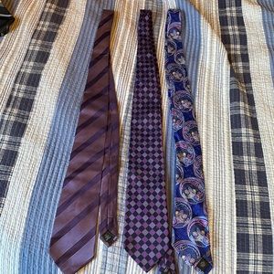 Colorful mens ties